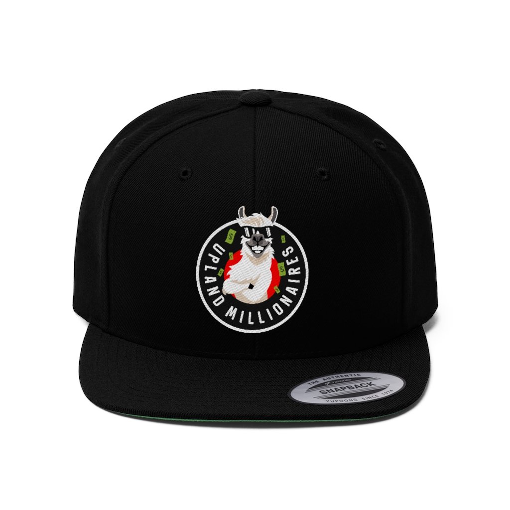 Unisex Flat Bill Hat